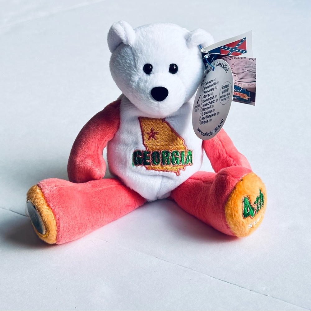 NWT Coin bear Georgia Limited Treasures